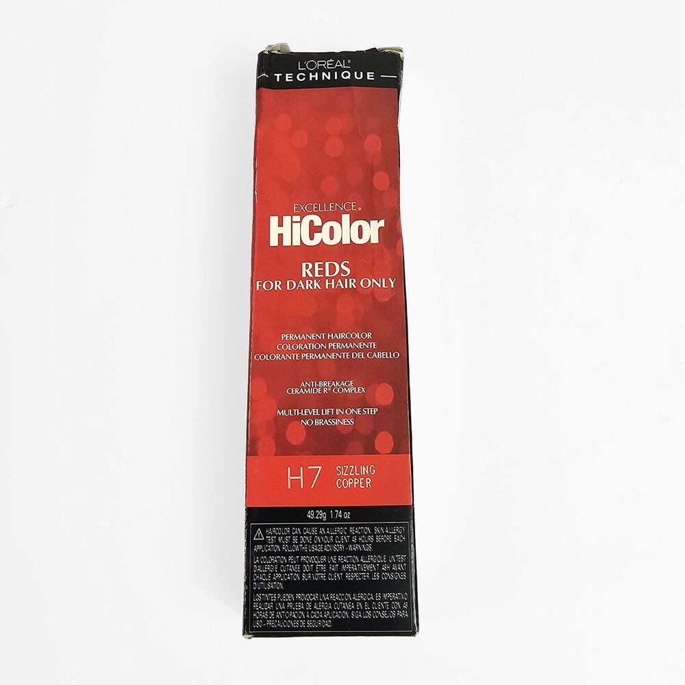 L'Oreal HiColor Reds H7 Sizzling Copper 1.74 oz